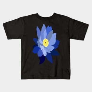 Blue lotus flower Kids T-Shirt